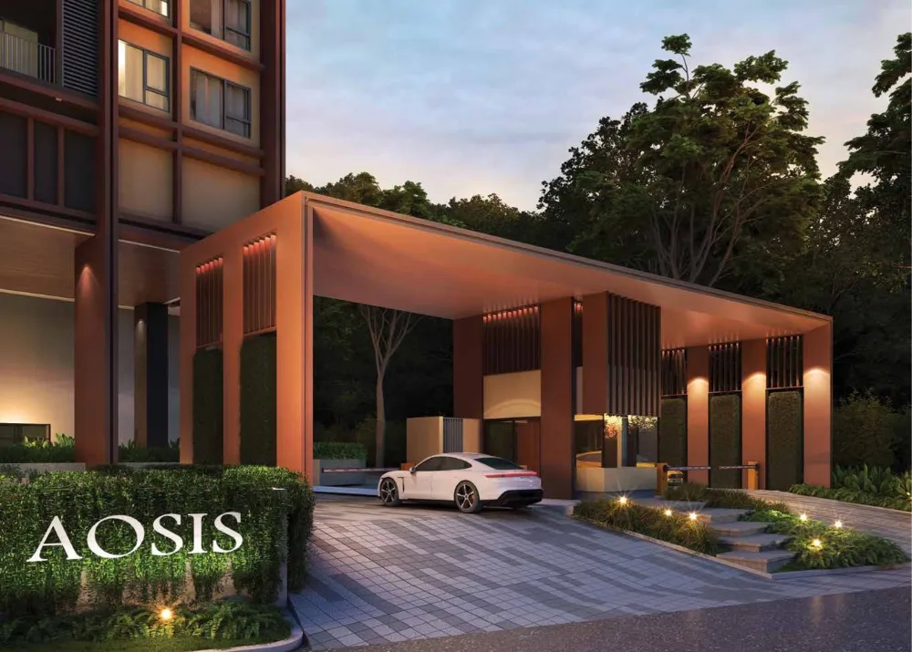 Landscaped garden lounge terrace